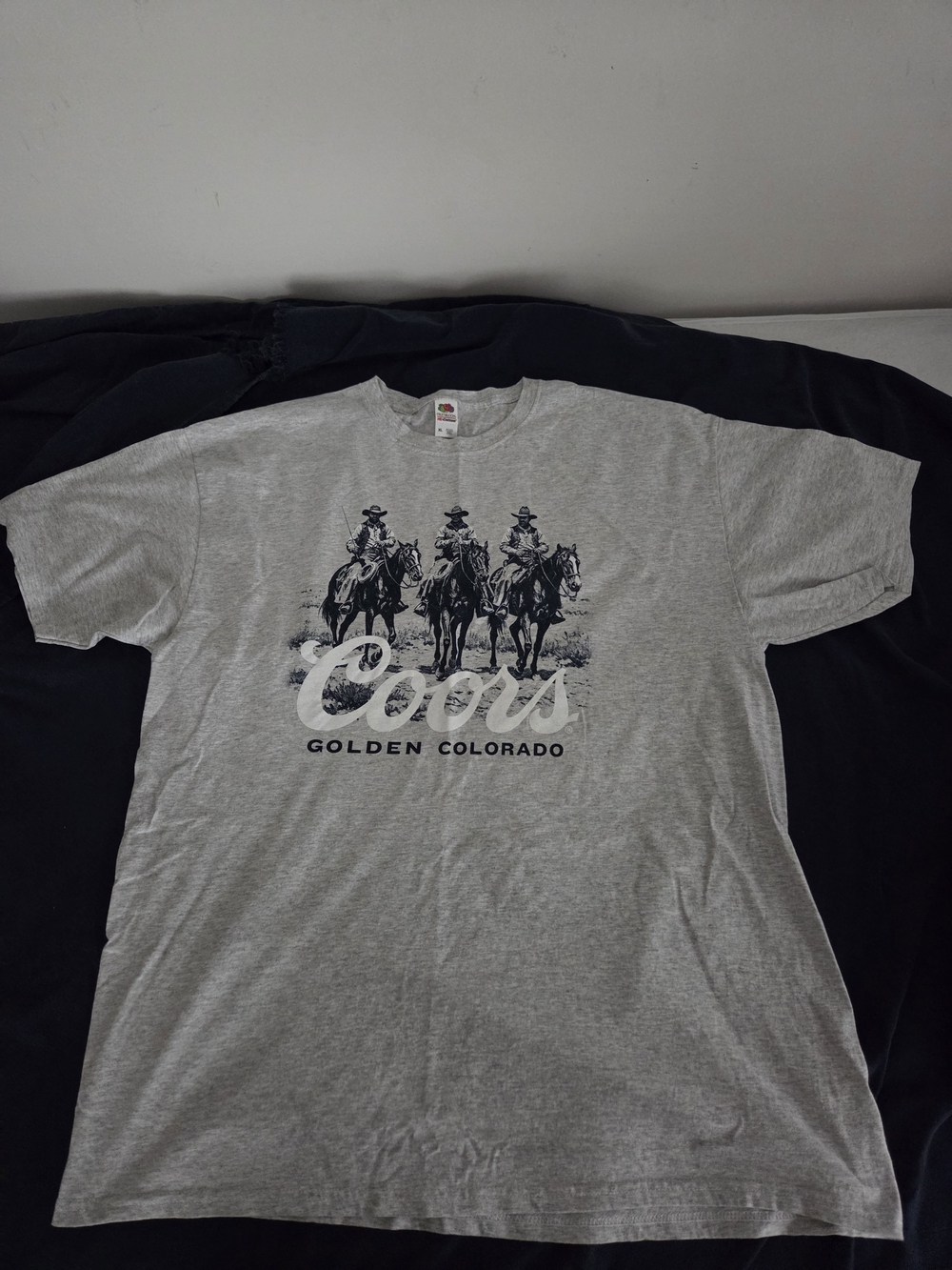 Coors Golden Colorado Cowboy Graphic Shirt